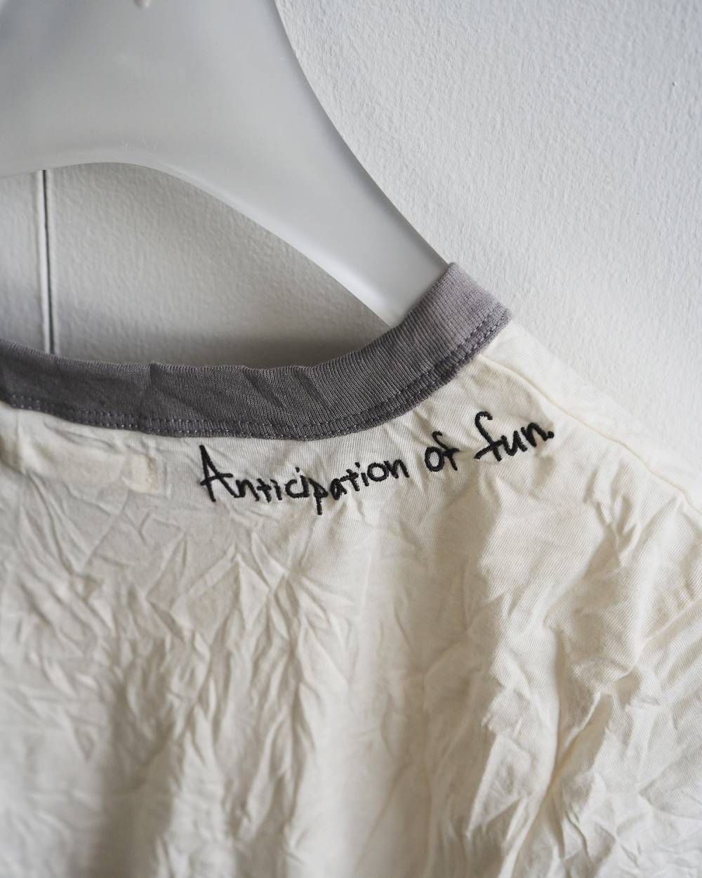 anuke(アンヌーク) Lettering Washer T-Shirts | サウスオレンジ