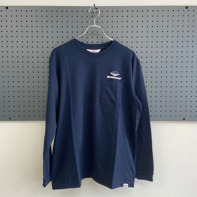 BATTENWEAR / TEAM L/S POCKET TEE / NAVY