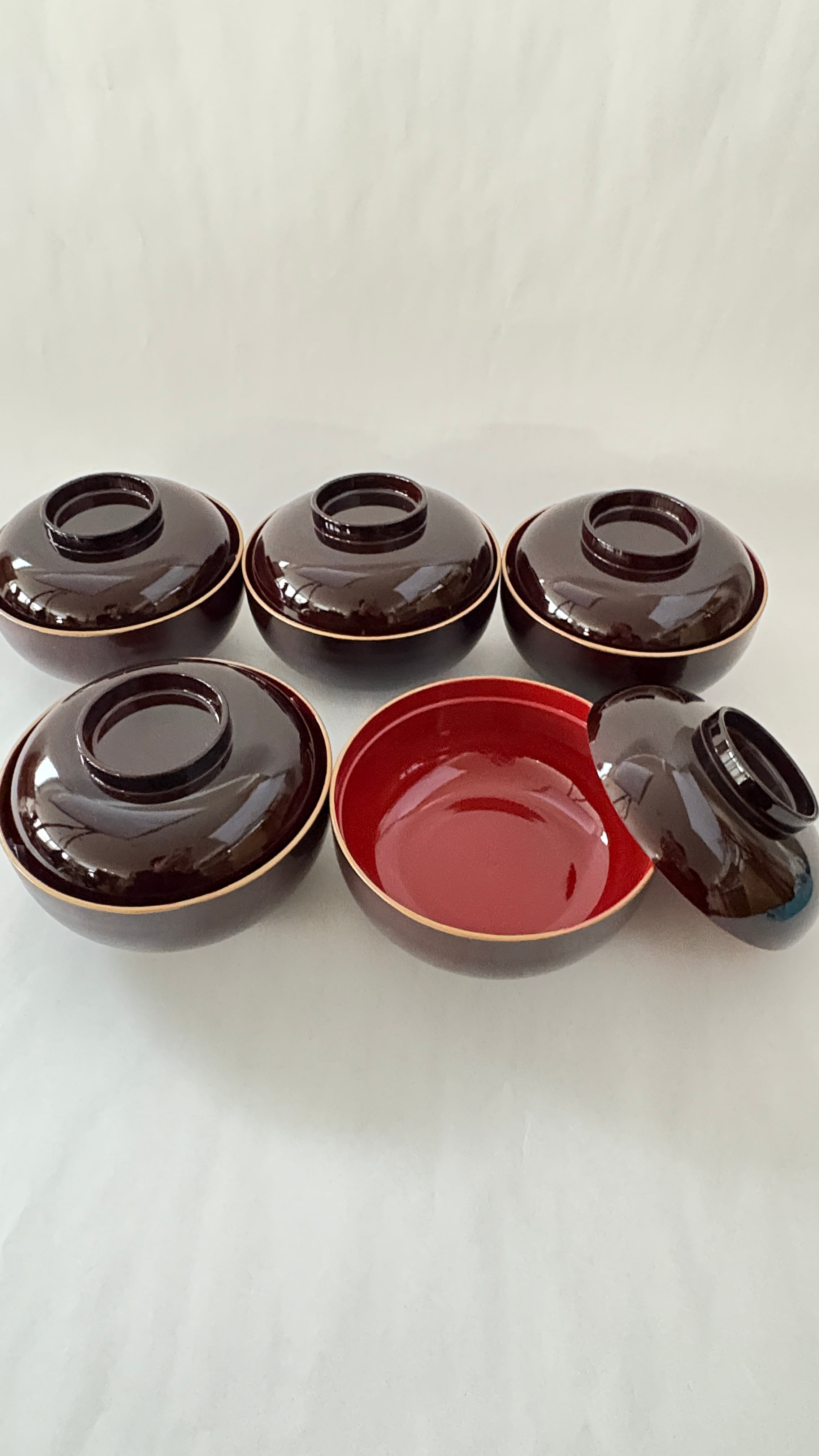 山中塗り渕金雑煮椀