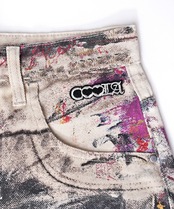 ペイントヴィンテージワイドパンツ　CQ-48044