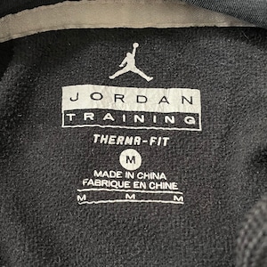 【Jordan】ジョーダン プリント 刺繍ロゴ プルオーバー パーカー NIKE アメリカ古着