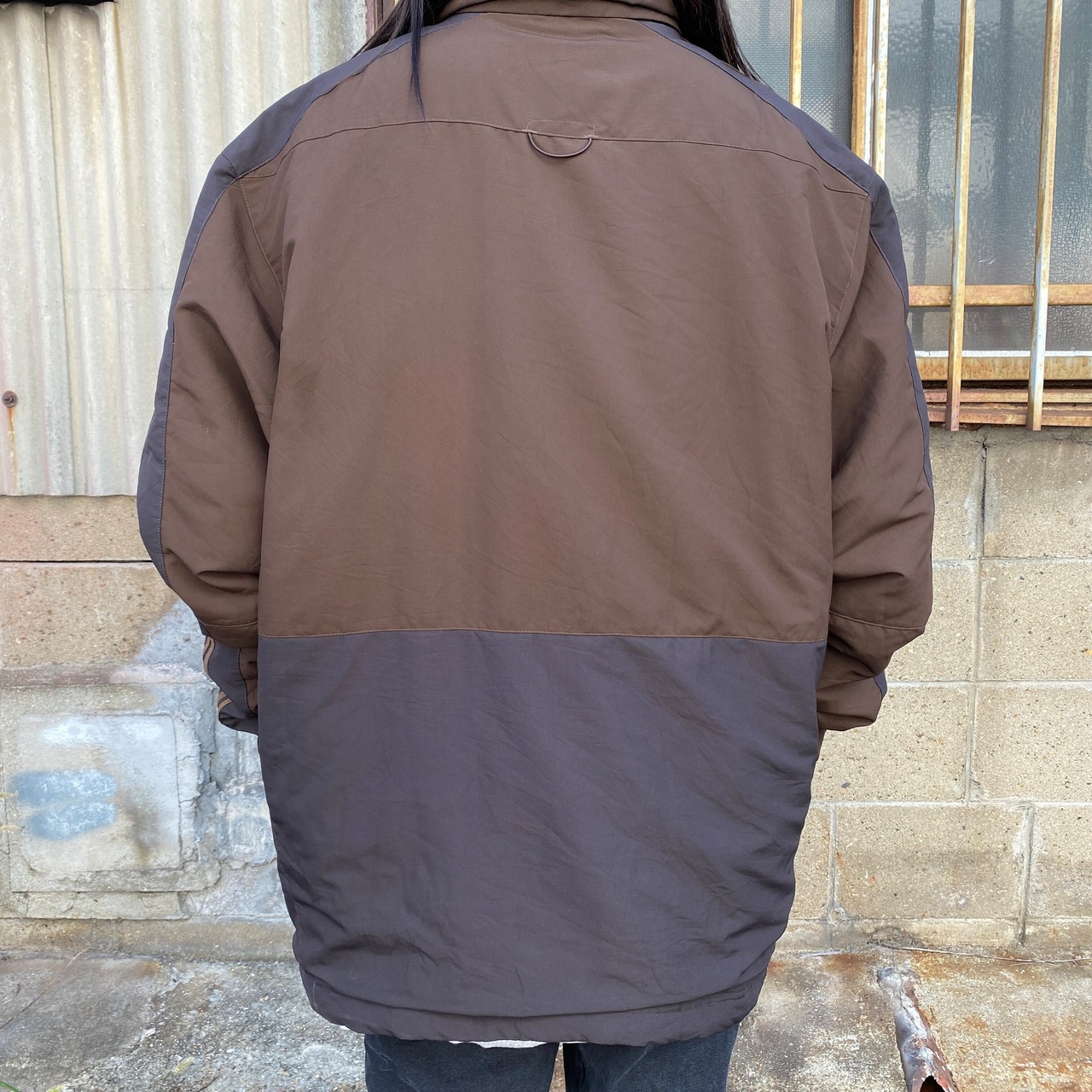 ビッグサイズ 00年代 adidas アディダス 中綿ジャケット メンズ4XL 