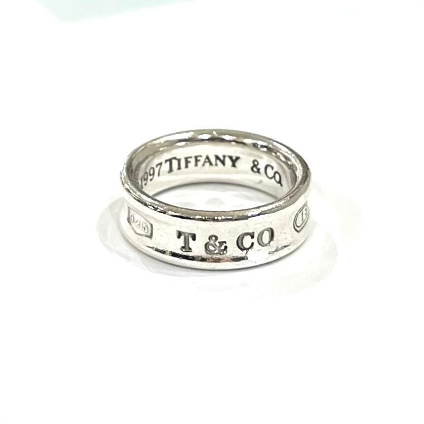TIFFANY&CO】【15号】T2008 ナローデザインシルバーリング 15号