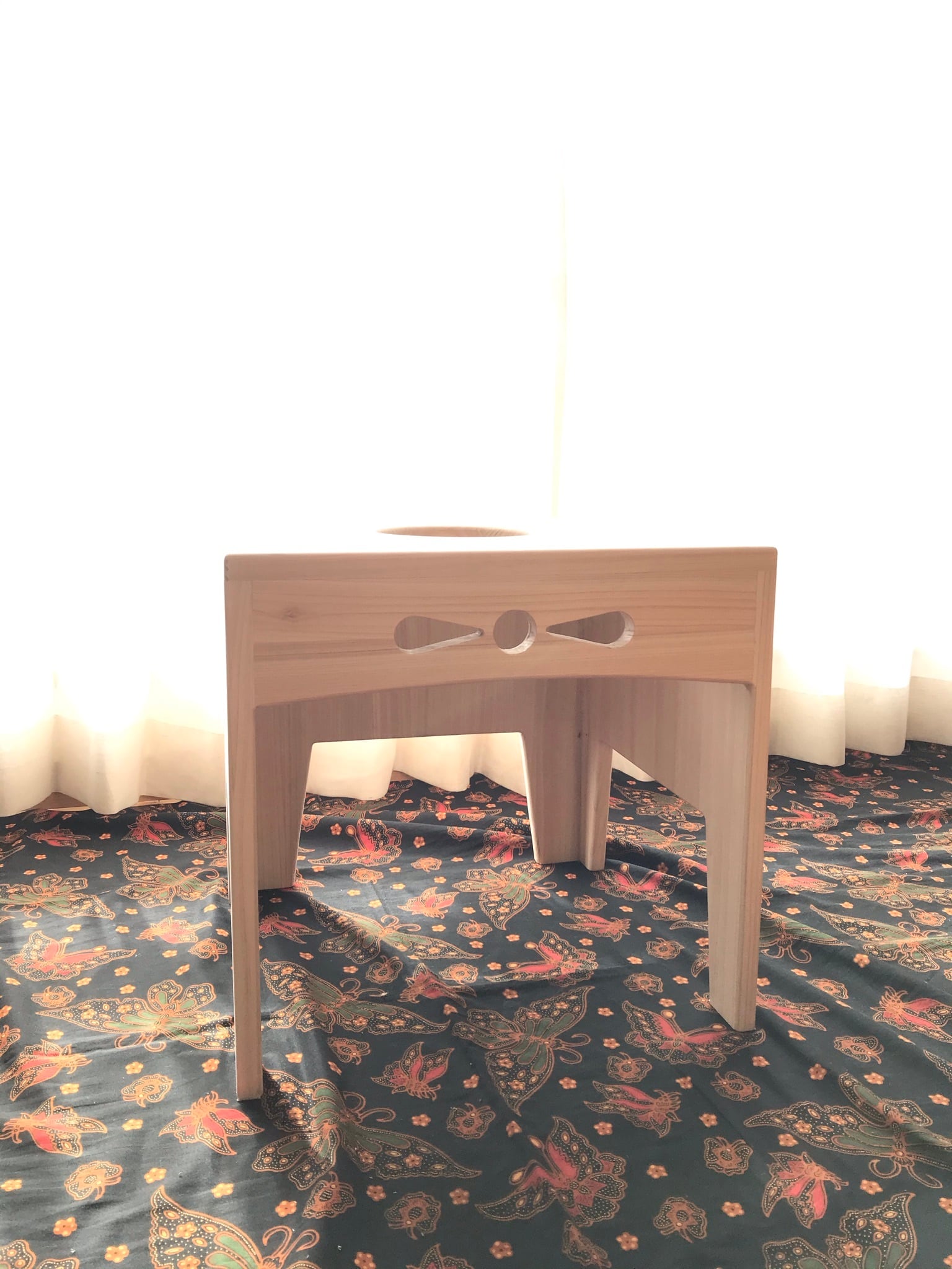 【標準タイプ】木工職人が届ける、 国産檜のよもぎ蒸し椅子