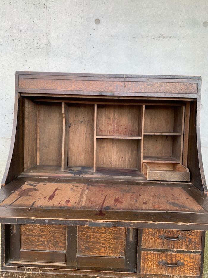 日本のビューロー 文机【骨董品】 | アンティークフォンデュ