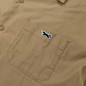 The FOX Collection PENNEYS ペニーズ × アーバンリサーチ ドアーズ 開襟 長袖 ワークシャツ サイズ L /ベージュ/メンズ