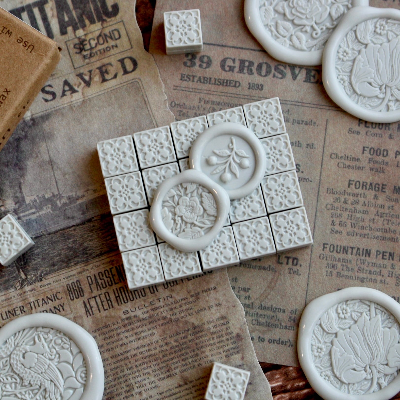 【50Packs】シーリングワックス Retro color【Fog】