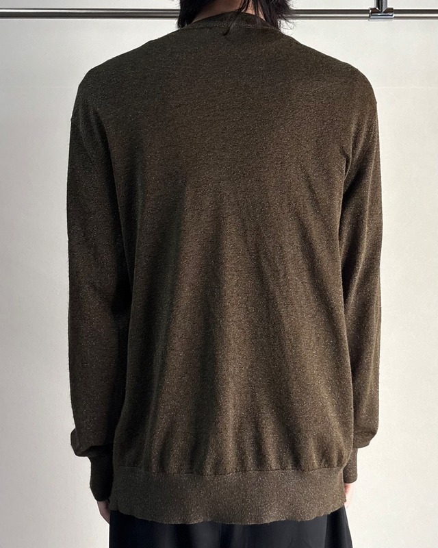【DRIES VAN NOTEN】frill design glitter cardigan