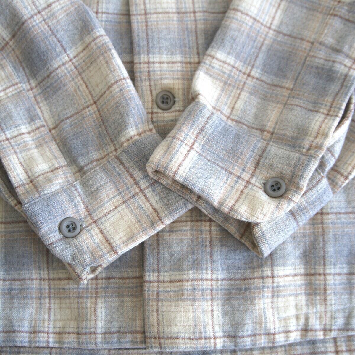 70s PENDLETON ウール オンブレ ボードシャツ オープンカラー 【公式通販】