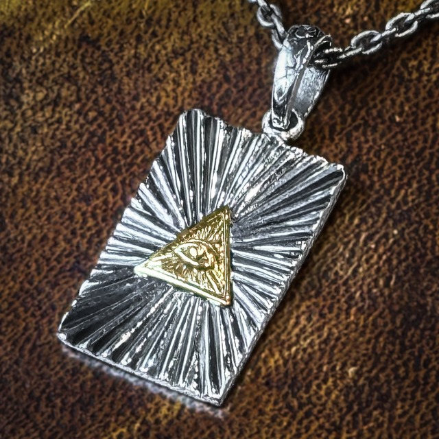 【ZOCALO】Eye of Providence Plate Pendant / アイオブプロビデンスプレートペンダント