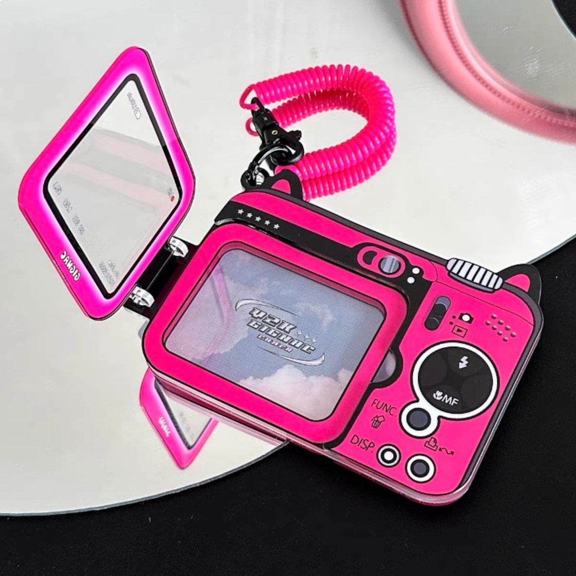 [0356]カメラフォトホルダー dark pink