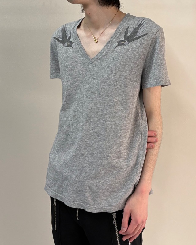 【ALEXANDER MCQUEEN】swallow T-shirt