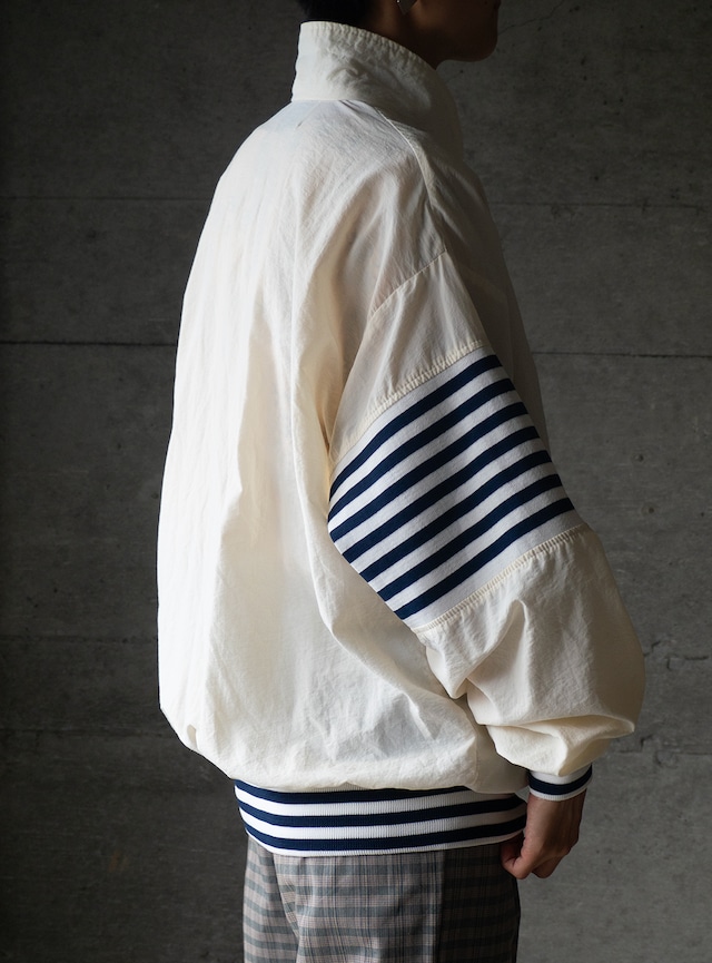 "ARTEX" 1980s Border ribs shell combi jacket