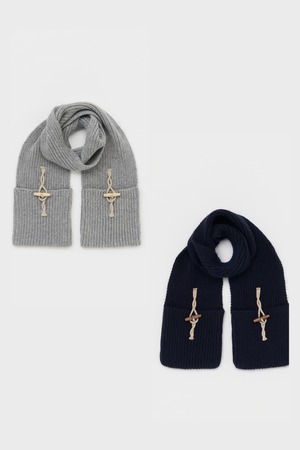 Hender Scheme【knitted pocket scarf】