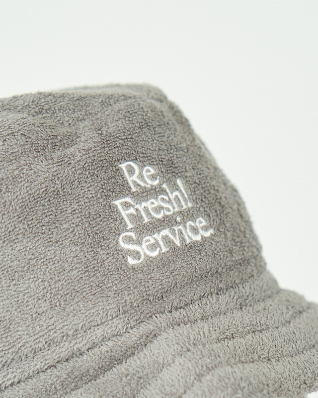 【FreshService(フレッシュサービス)】PILE SAUNA HAT／GREY（FSR241-90150）