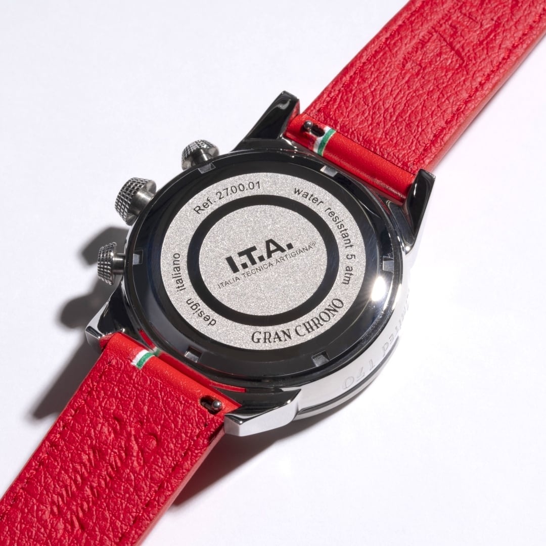 【I.T.A. アイティエー】GRAN CHRONO グランクロノ（ロッソ）／国内正規品 腕時計