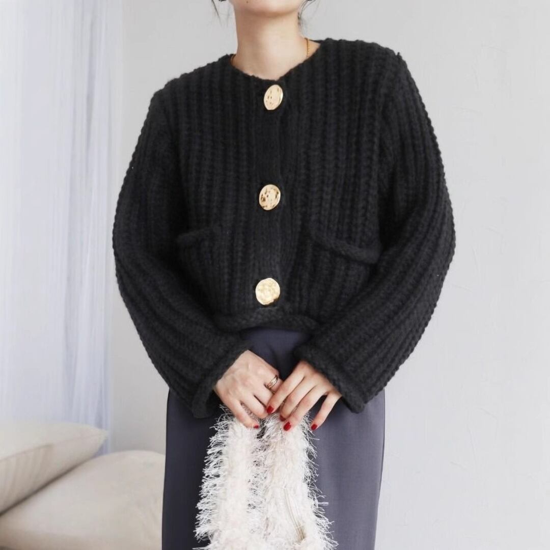 ニードルポケット カーディガン 341249