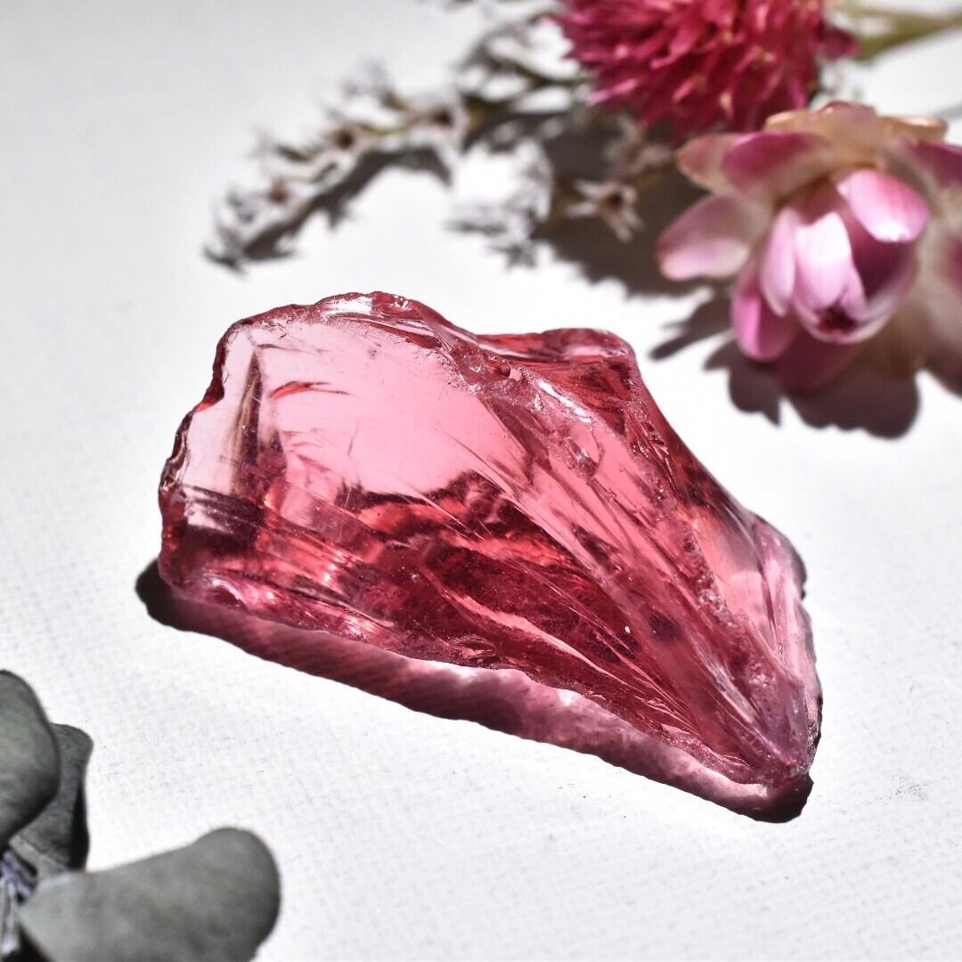 インドネシア産アンダラクリスタル原石 ストロベリーA