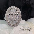 D045 レディース リング オーバルデザイン  指輪