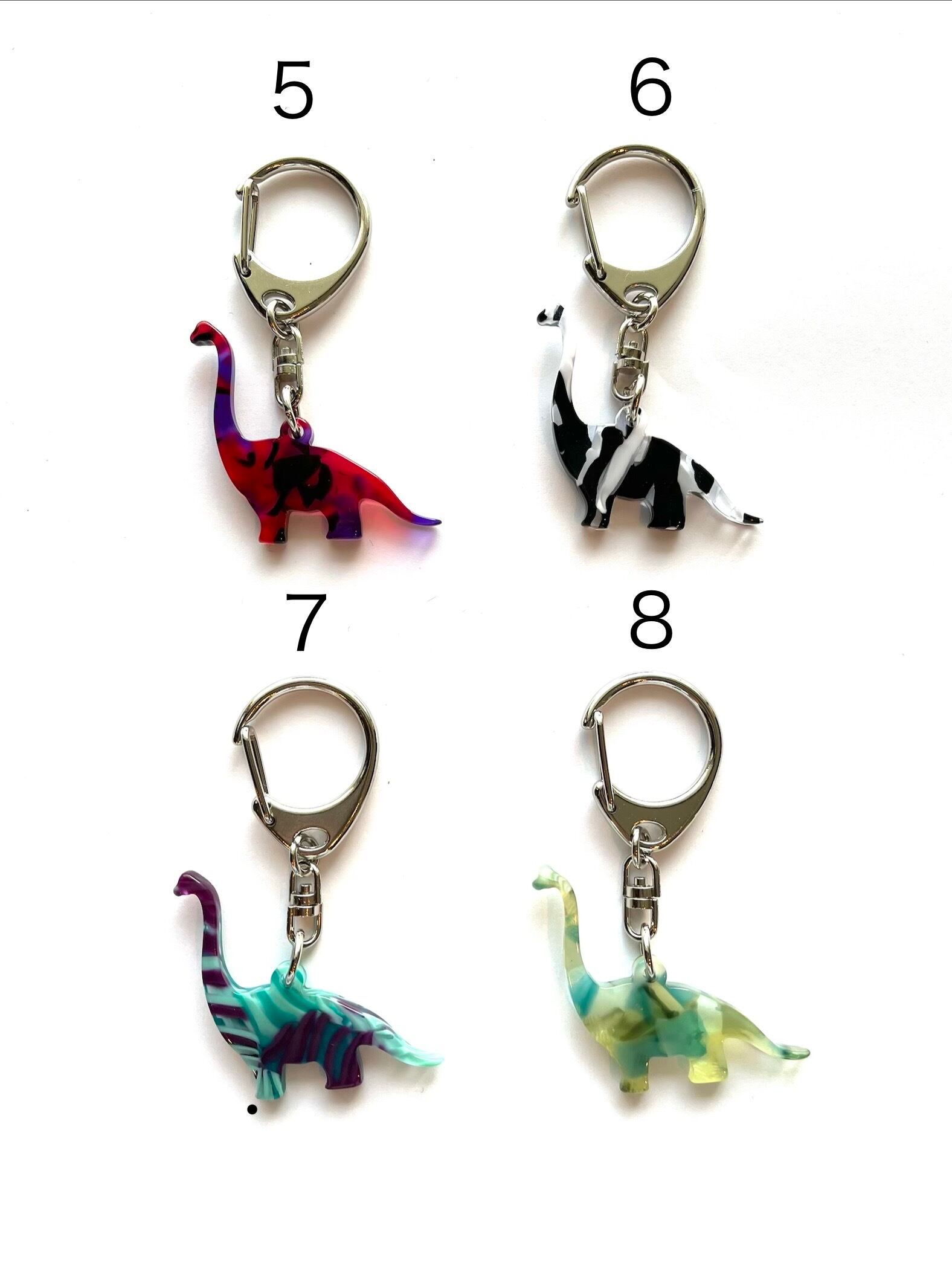 恐竜キーホルダー☆ブラキオサウルス Ⅱ【メガネ産地福井～メガネ素材