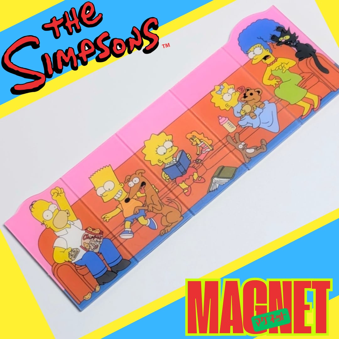 【 The Simpsons（ ザ シンプソンズ ）】マグネット Family on the sofa / シンプソンズファミリー〚アメリカン雑貨 アメトイ〛