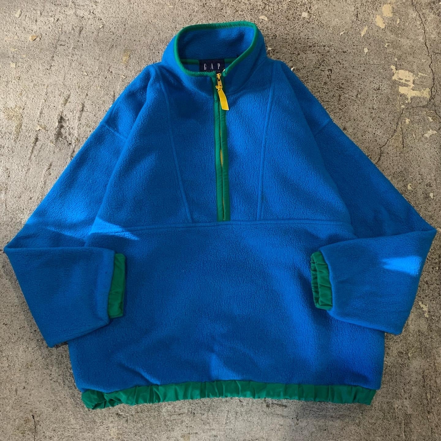 90s old GAP half zip fleece pullover | What'z up