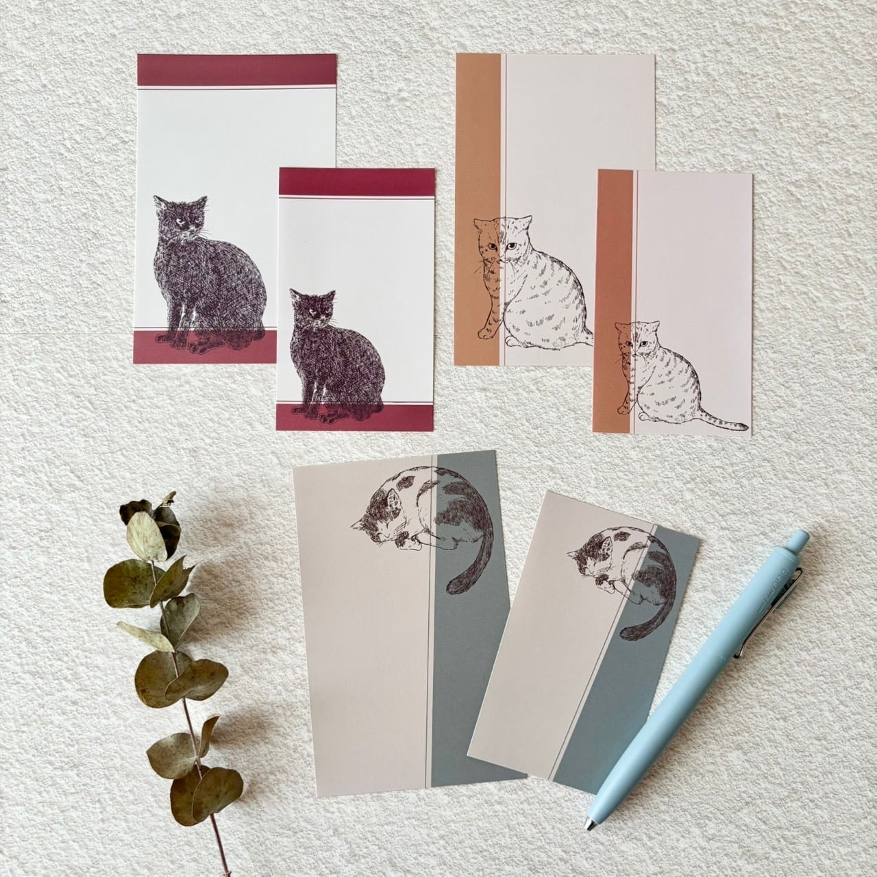 3CATS 手帳リフィルサイズメモ（M6／M5） | nemunoki paper item