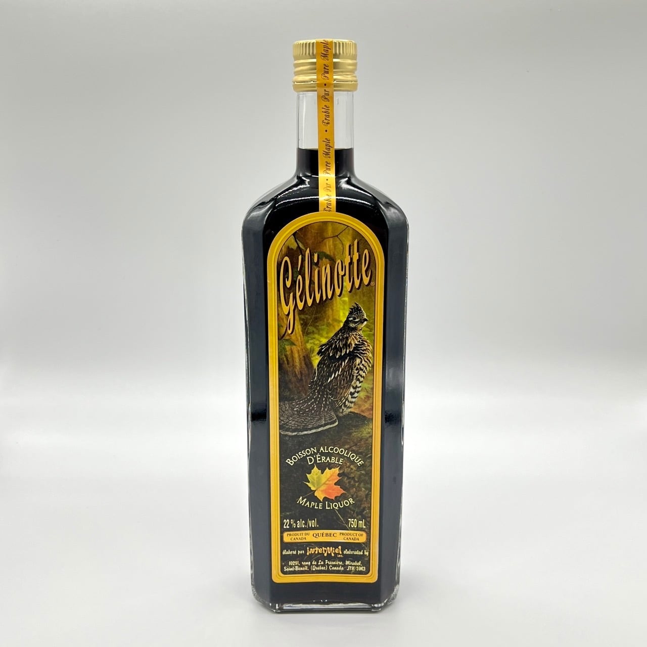インターミエル メープルリキュール ジェリノット Intermiel Maple liqueur Gelinotte | IDOBATA Liquor Shop / イド