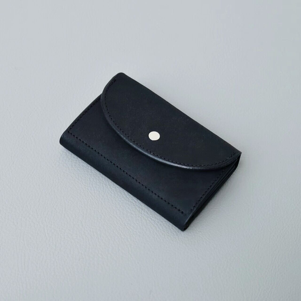Iru×IKENOHATA GINKAWATEN PUEBLO LEATHER Iru×IKENOHATA GINKAWATEN】PUEBLO LEATHER COMPACT WALLET HIMAWARI