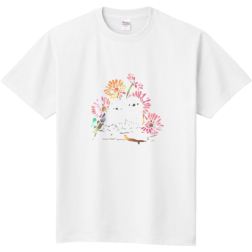 向日葵（ヒマワリ） シンプルデザインTシャツ メンズ・レディース