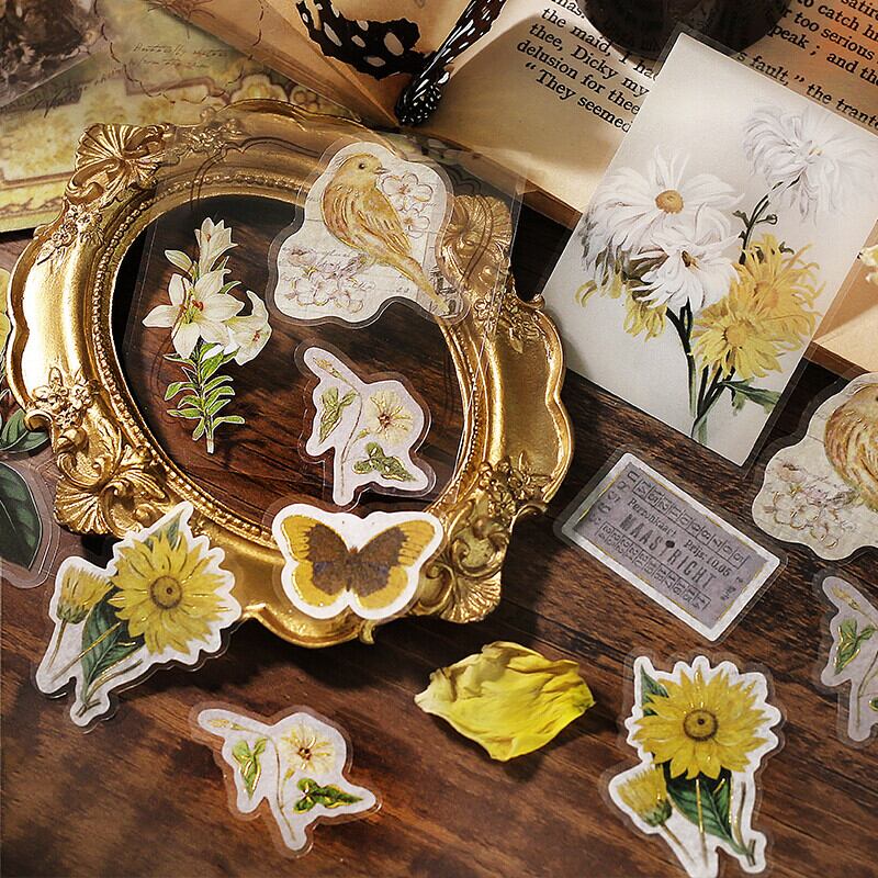 BGM ヴィンテージ・イエロー ミックスシール BG21