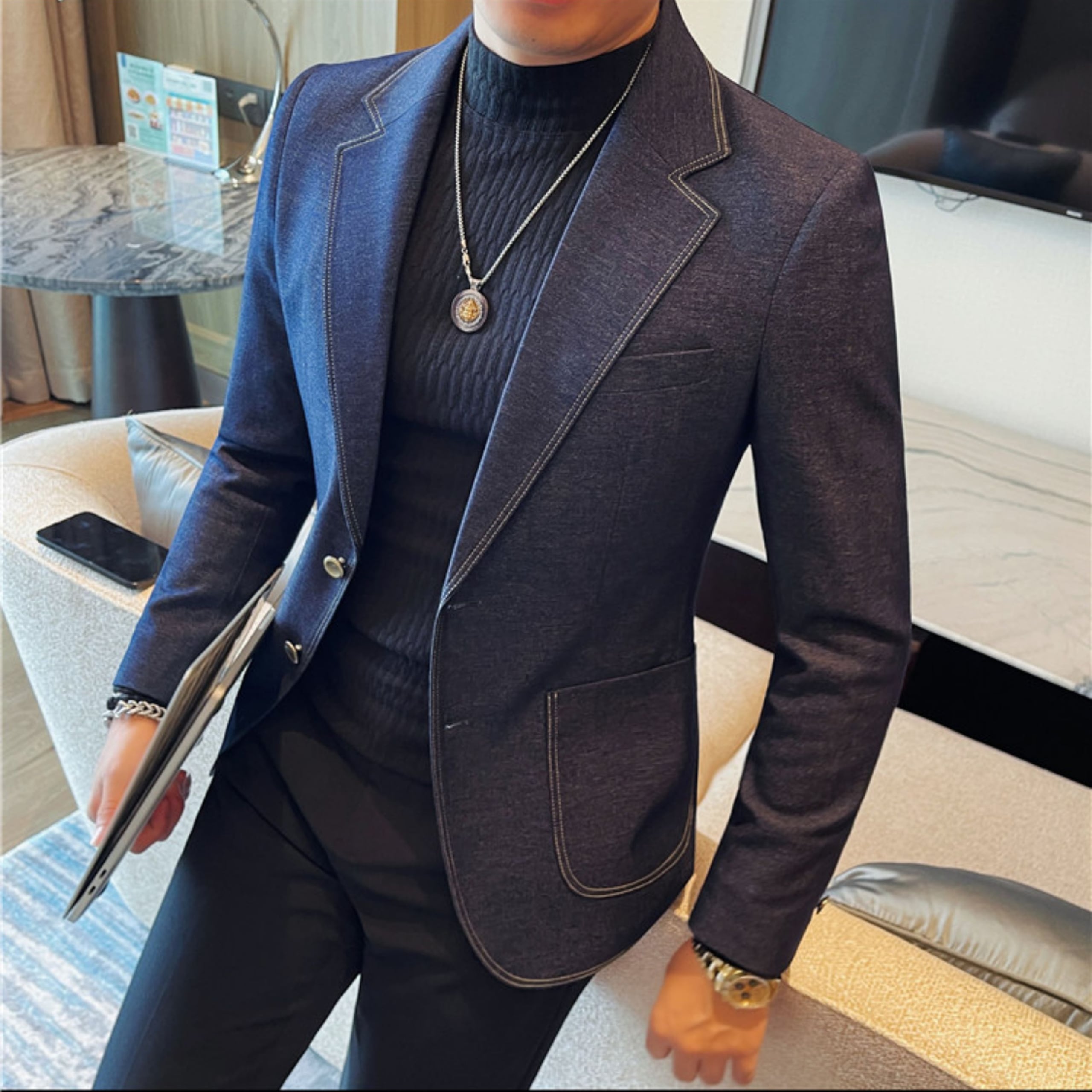 ソリッドデニムジャケット M0871