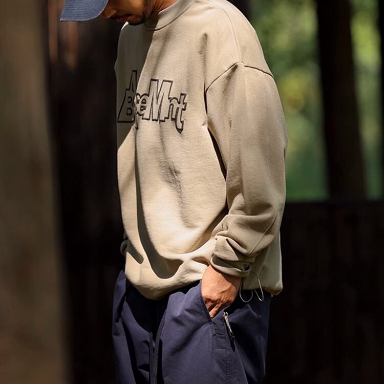 ★LETTER PRINT PULLOVER TOP　　　A0735