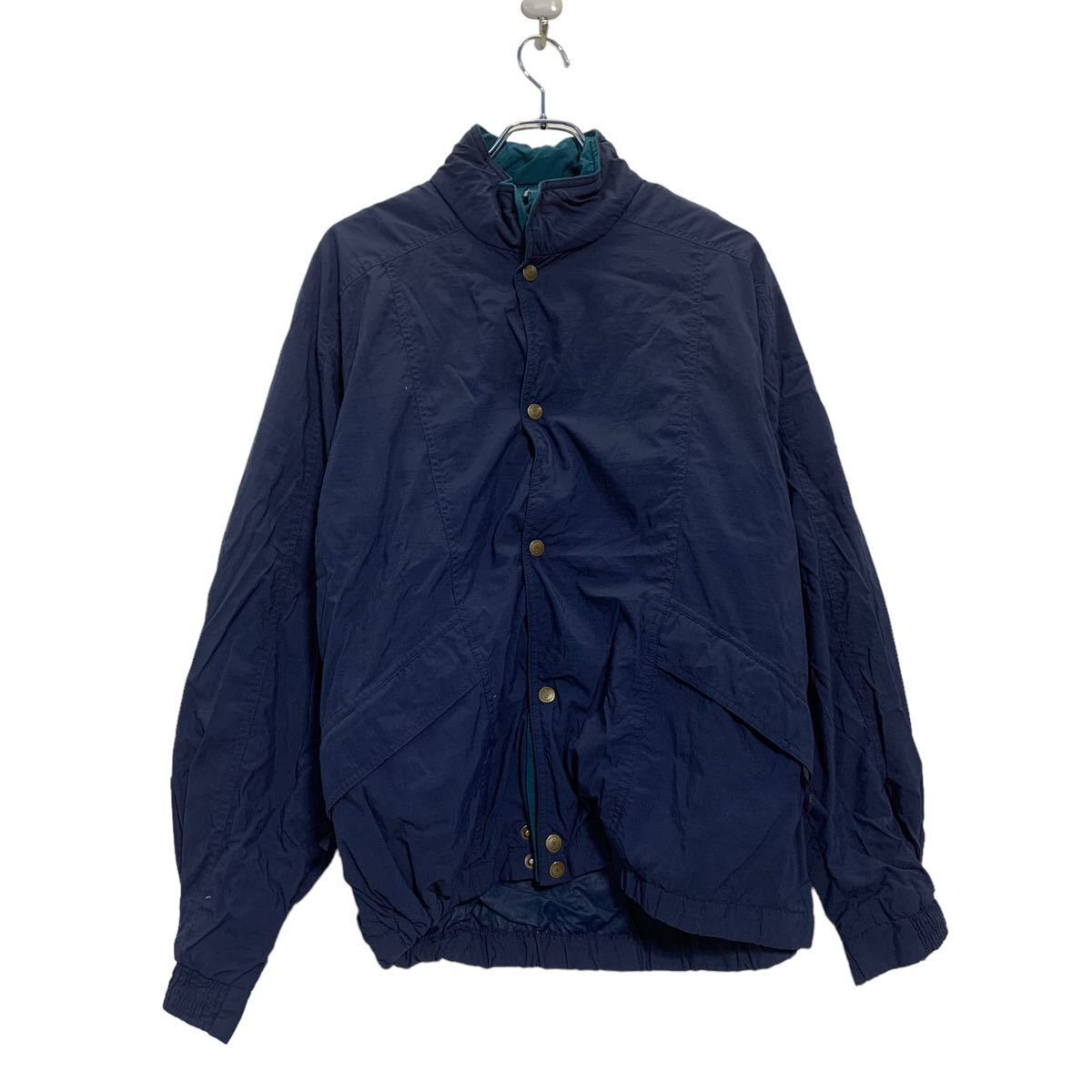 PROQUIP ジップアップ ナイロン ジャケット L〜 ネイビー グリーン