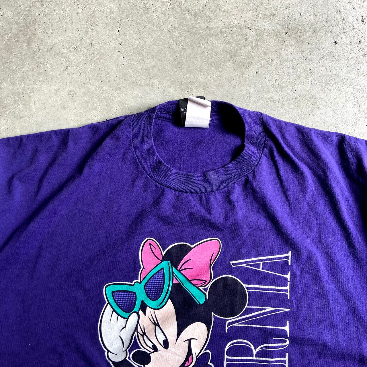 USA製 Disney 90s Vintage ミニーメモリアルT 90年代 USA製 Disney ディズニー ミニーマウス キャラクタープリントT