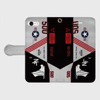 アメリカ海軍EA-18G-グラウラー『VAQ-141-シャドーホークス』 手帳型スマホケース