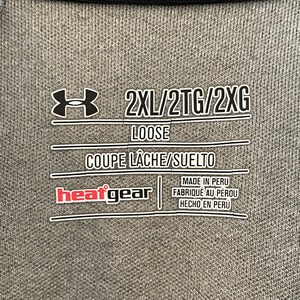 【UNDER ARMOUR】ビッグサイズ ポロシャツ 2XL 刺繍ロゴ 発汗 ドライ アンダーアーマー US古着 アメリカ古着