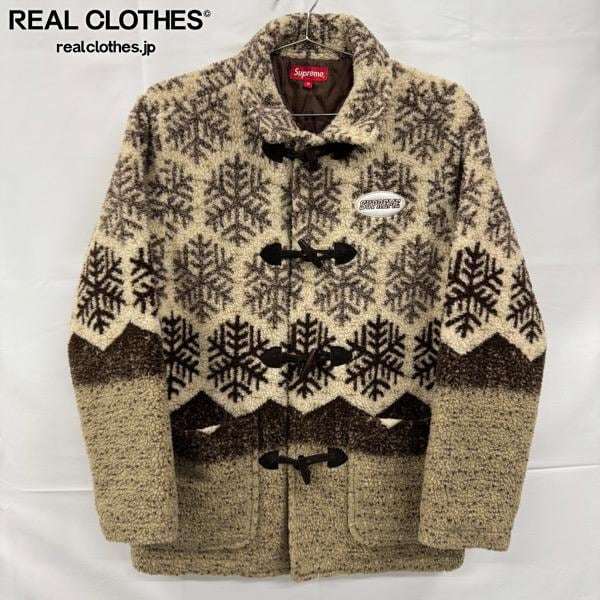 シュプリーム 18AW flake Toggle Fleece Jacket ノルディックフリースコート メンズ L Supreme/シュプリーム【18AW】Snowflake Toggle Fleece Jacket/スノー