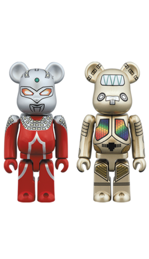メディコム ベアブリック BE@RBRICK 100% ウルトラセブン ウルトラセブン & キングジョー 2体セット 未開封 ４号店商品