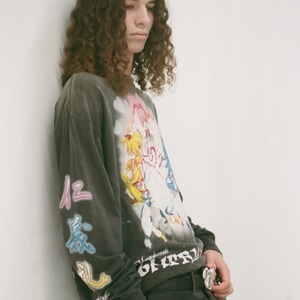 【mononoke・made】LS T-SHIRT/SUPERFLAT