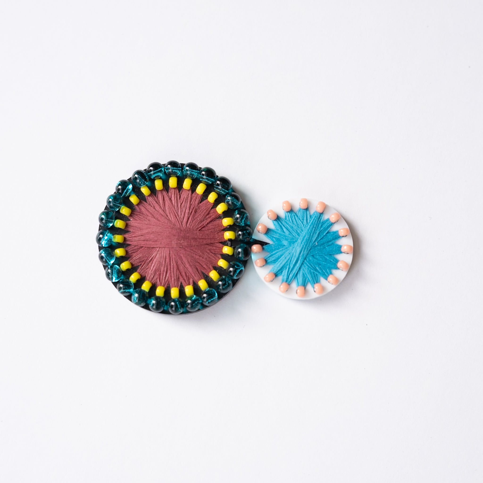 Φ30+Φ20 connect brooch [09]