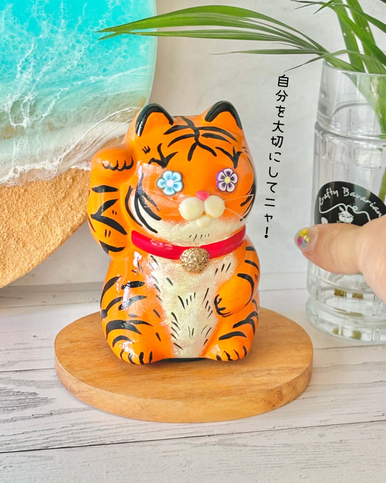 シャムミックス オレンジ 猫 一点もの 原画