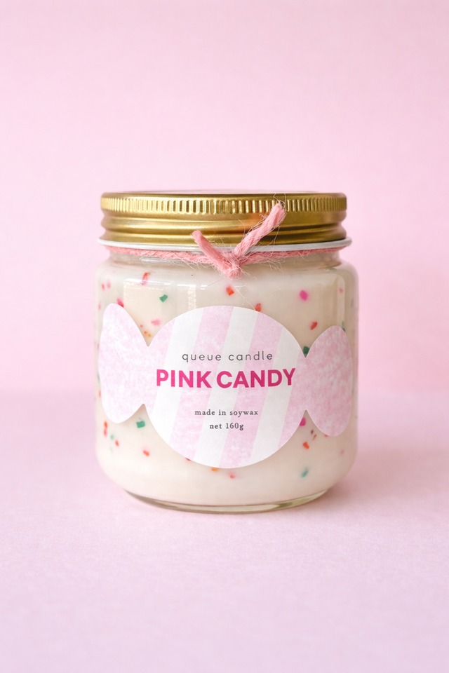 soy candle PINK CANDY