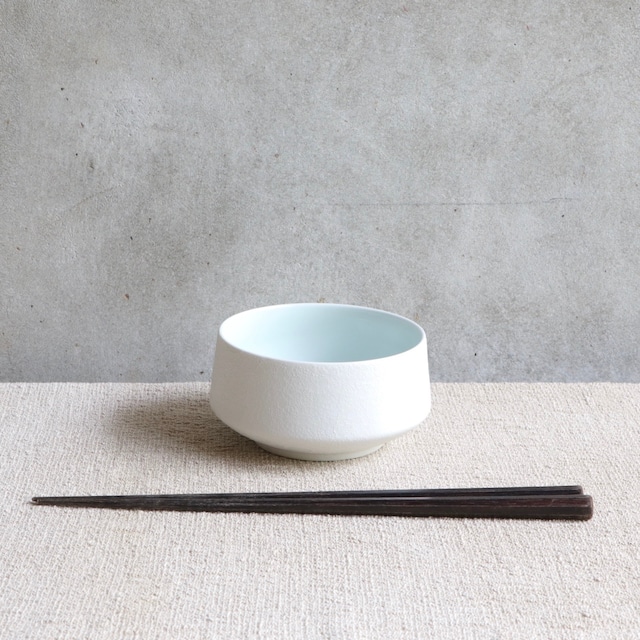 白泡 杵型鉢(小)  White foam  Pestle bowl(mini)