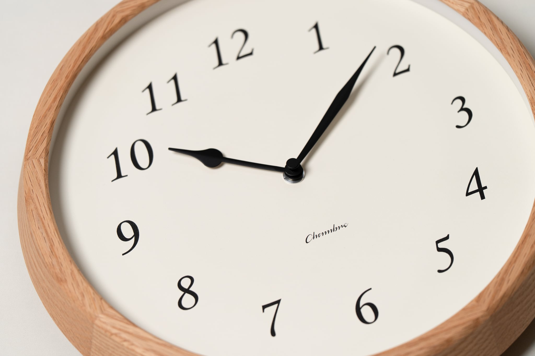 電波時計 Clair CLOCK OAK -renewal- | シャンブル【CHAMBRE】by
