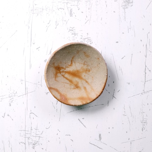 備前焼 細川敬弘/ 9cm 火だすき豆皿