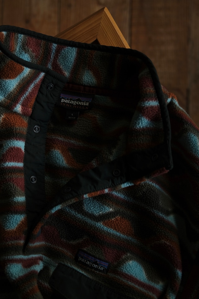 Utah/"patagonia" synchilla fleece snap tee pullover/Delta
