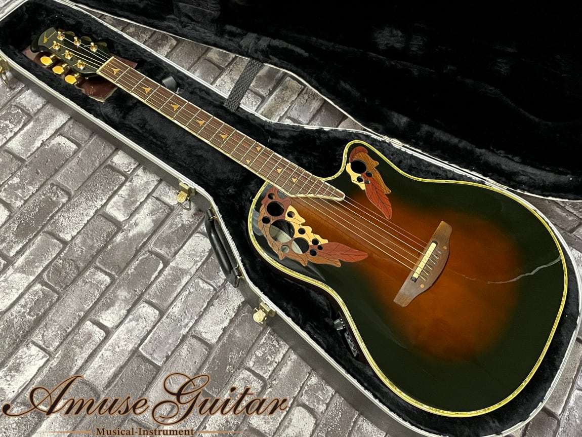Ovation Elite 1768-X Sunburst 1991年製【Made in USA】w Ovation Elite 1768-X Sunburst 1991年製【Made in USA】w