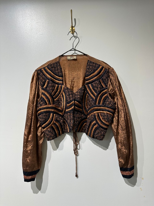 （OT）Rayon embroidery beads jacket