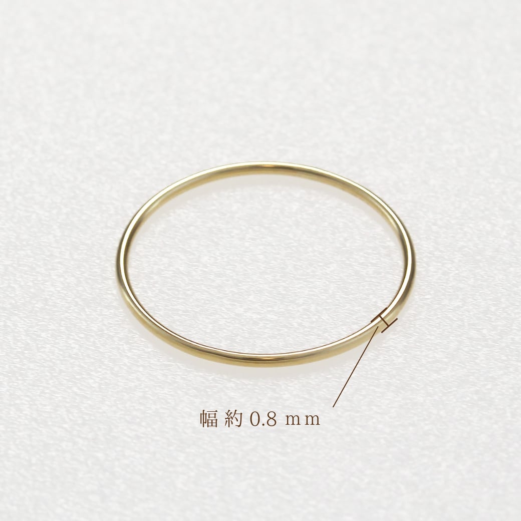 9号、11号、13号：K10 イエローゴールド (#2,9,11,13)k10 細い